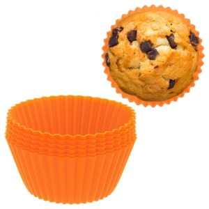 Muffins for muffins muffins silicone pillars orange 6 pieces 5.5cm ORION 151741