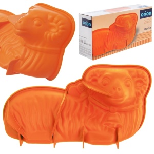Backform der Kuchen Großmutter Silikon Orange Lamm Silinie ORION 151735