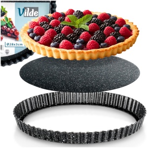 Tart baking form with removable granite bottom 28x3cm VILDE 279032