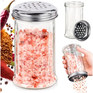 Spice container with glass strainer 350ml jar jar organizer VILDE 229208