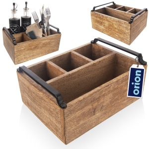 Besteckständer Sauces Holzgewürz Universal Mango ORION Box 154304