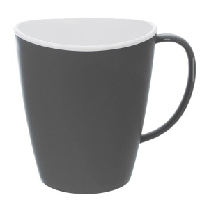 Plastic Tourist Mug for Camping Large 380 Ml Kemp Gray ORION 128849