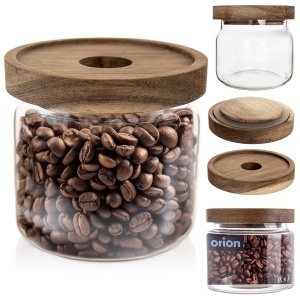 Trockenglasbehälter für lose Produkte mit einem 500 -ml -ORION 154501 -Dichtungsdeckel