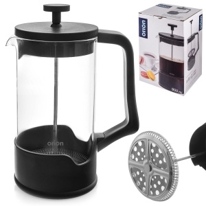 FRENCH PRESS piston glass tea and coffee infuser 900 ml ORION 156015