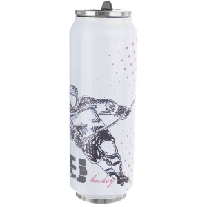 Thermobecher CAN mit Strohhalm und Ausgießer für Schulhockey 700 ml ORION 128510