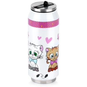 Thermobecher CAN mit Strohmundstück für die Schule KOTEK 400 ml ORION 128508