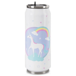 Thermobecher CAN mit Strohmundstück für die Schule UNICORN 500 ml ORION 124824