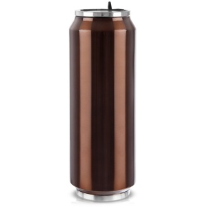 Thermobecher Dose mit Strohhalm und Kaffeeauslauf BRAUN 700 ml ORION 128530