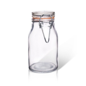 Patentglas mit Clip für Gewürze, Gurken, Konserven, 200 ml ORION 124673