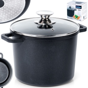 Granite pot with glass lid, high induction GRANDE 4.2L ORION 113316