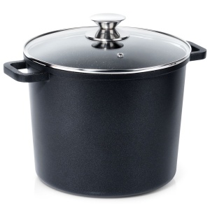 Granite pot with glass lid, high induction GRANDE 7.6L ORION 113317