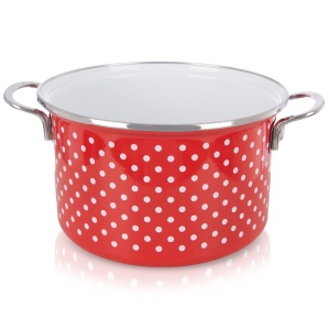 Enamelled pot induction to induction gas TECKA 22 cm 4L ORION 113358