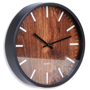 Zegar ścienny na ścianę czarny 29.5cm VILDE 569936