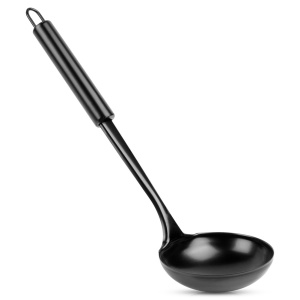 Soup ladle small steel spoon black 60ml 30cm EXCELLENT HOUSEWARE 259737