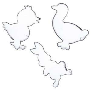 Steel Easter cookie cutters 5-6 cm 3 pcs. ORION 121167