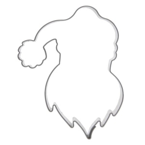 Steel cookie cutter Santa Claus 7 cm ORION 127460