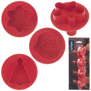 Weihnachtsplätzchen-Ausstechformen 4-tlg. ORION 127456