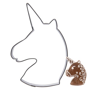 Steel unicorn cookie cutter 9 cm ORION 127465