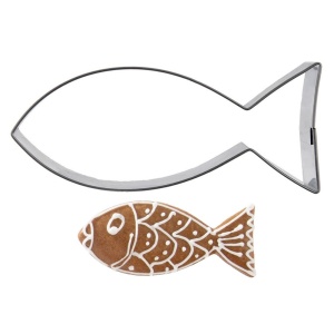 Steel fish cookie cutter 9 cm ORION 127489