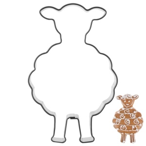 Steel sheep cookie cutter 7 cm ORION 127498