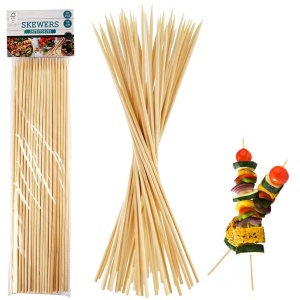 Szpikulce do szaszłyków mięsa mięs patyczki bambusowe 35cm 50 sztuk VILDE 489107