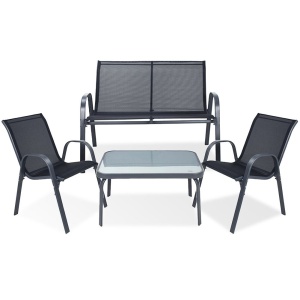 Gartenmöbel-Set 4-teilig AMBIANCE 489234