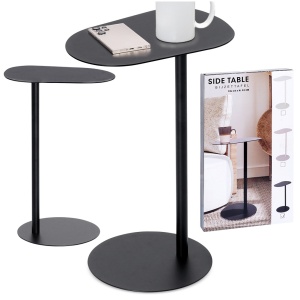 Metal black side coffee table 35x25x53cm TRENDS4YOU 568127