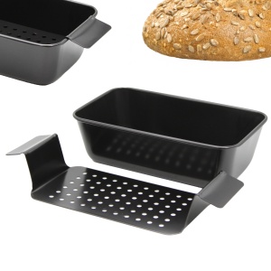 BRUNBESTE BB-3656 bread baking pan with perforated insert