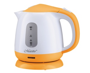 Small electric kettle 1L 1100W orange MAESTRO MR-012-ORANGE