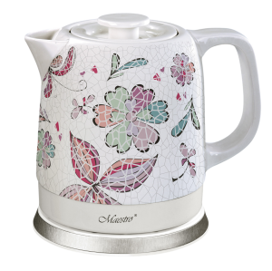 Ceramic electric kettle flowers 1.5L 1500W MAESTRO MR-068-FLOWERS