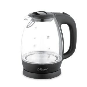 Glass electric kettle 1.7L 2200W black MAESTRO MR-063-BLACK