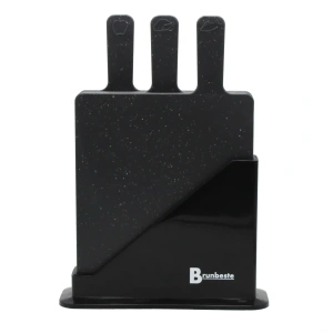 Cutting board set and stand 4-element kitchen board BRUNBESTE board BB-3477