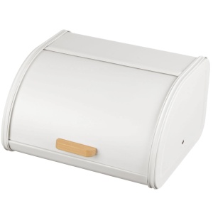Small Stainless Steel Breadbox 30cm BRUNBESTE BB-2783 White