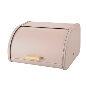 BRUNBESTE small 30cm steel bread bin BB-7701 Beige