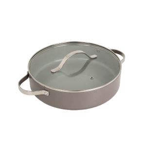 Flat pot with lid, induction 28cm 3.9L MAESTRO MR-4009-28S