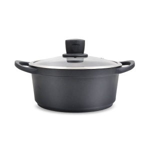 Pot with lid induction gas 20cm 2.7L black MAESTRO MR-4320