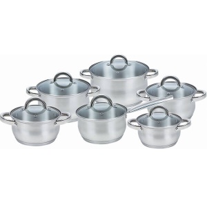 Set of pots, pots, set, 12 pieces, 2x 1.5L / 2x 2L / 3L / 5L MAESTRO MR-2120-12