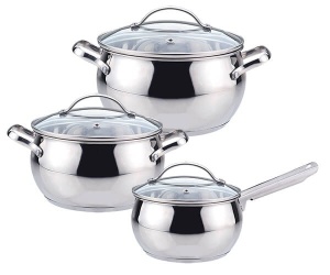 Set of pots, pots, set, 6-piece, 1.5L / 4L / 5L MAESTRO MR-3501-6L