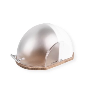 Oval white breadbox MAESTRO MR-1678-WHITE