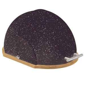 Oval black haversack MAESTRO MR-1678G-BLACK