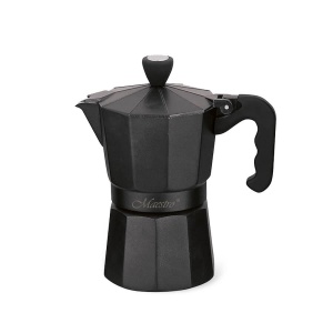 Aluminum gas coffee maker 3 cups 150ml black MAESTRO MR-1666-3-BLACK