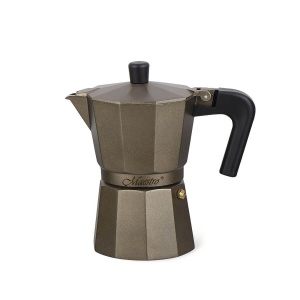 Aluminum gas coffee maker 3 cups 150ml brown MR-1666-3-BROWN