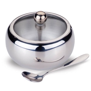 Zuckerdose, Stahl, Zuckerdose, groß, 560 ml MAESTRO MR-1696L