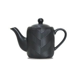 Ceramic coffee and tea maker 900ml Geometry Black teapot MAESTRO MR-20003-08