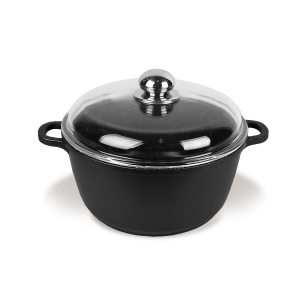 Garnek z pokrywką szklaną 16cm 1.0L MAESTRO MR-4616C