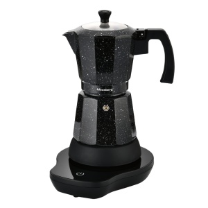 Electric Espresso Coffee Maker, 300 ml, coffee brewer, Black, 500 W, KLAUSBERG KB-7998