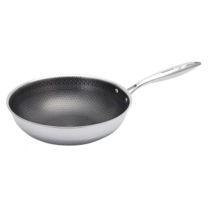 Patelnia stalowa, powłoka non-stick honeycomb, 28 cm, stal 304, PFOA-Free KLAUSBERG KB-9024