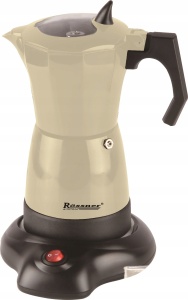 Kawiarka elektryczna kafeterka espresso kremowa ROSSNER TW4420C