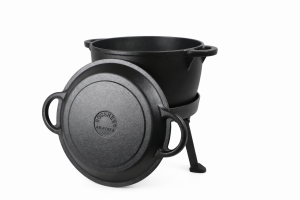 Kociołek żeliwny garnek na ognisko 3w1 10L ROSSNER MK601