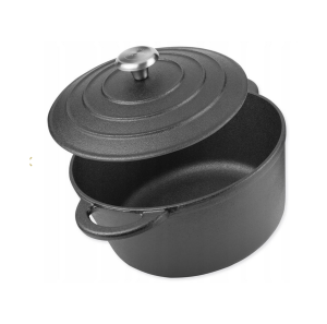Garnek żeliwny ciężki żeliwo 22cm 2.6L ROSSNER KL1300